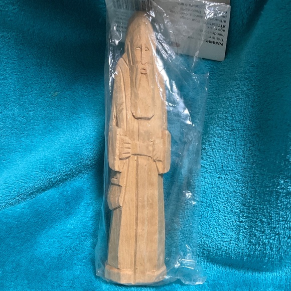 Set of 3 unpainted Wood Santa Figures NIB - Picture 7 of 11